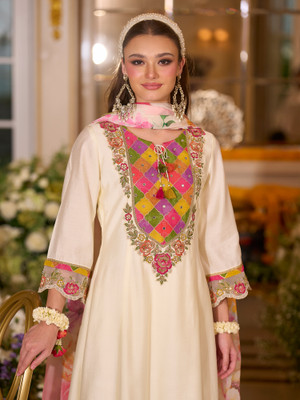 Indo Era Women Kurta Pant Dupatta Set