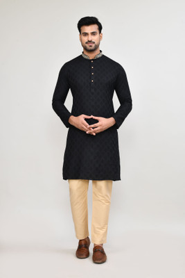 POLY2FAB Men Kurta Pyjama Set