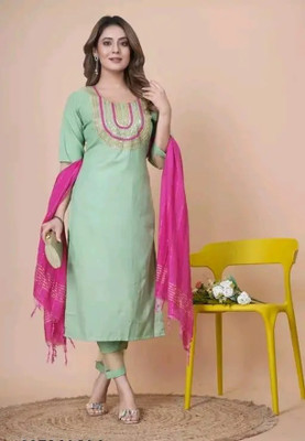 Zinariya Fab Women Kurti Pant Dupatta Set