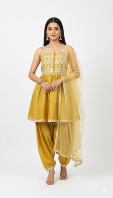 eNub Women Kurti Patiala Dupatta Set