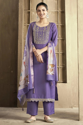 Spangel Fashion Women Kurta Pant Dupatta Set