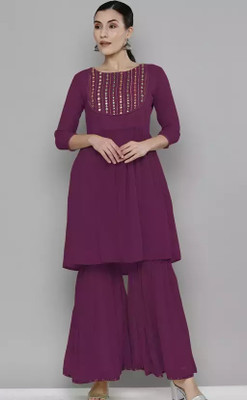 Imlie Women Kurta Sharara Set