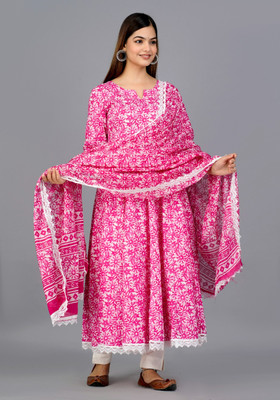 Archana Fab Printed Kurta, Trouser/Pant & Dupatta Set