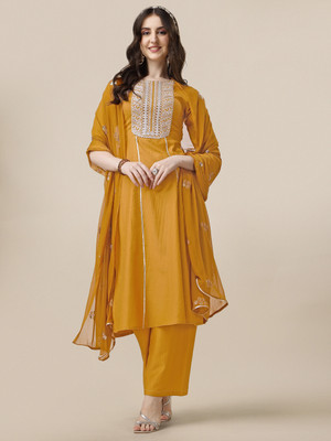Youthnic Women Kurta Palazzo Dupatta Set