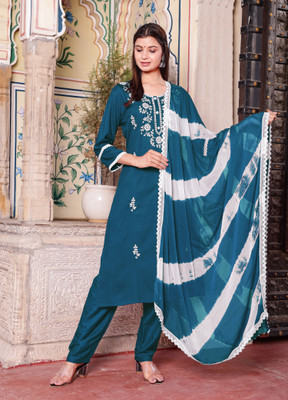 R RANAK CREATION Women Kurta Palazzo Dupatta Set