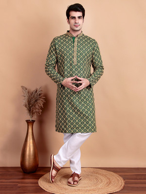 Rati International Men Kurta Pyjama Set