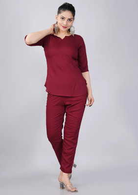TUHINZIFAB Women Kurti Pyjama Set