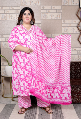 Dhan Nirankar Creation Women Kurti Pant Dupatta Set