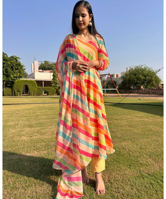 MOHAN JI TEXTILES Women Kurta Pant Dupatta Set