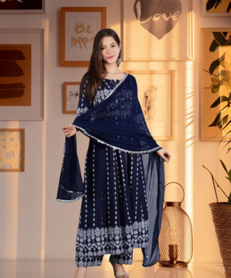 PBP Parth Creation Women Kurta Pant Dupatta Set