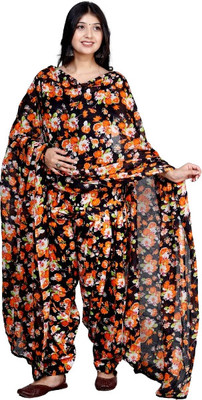HANVIK TRADERS Women Patiala Dupatta Set