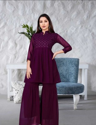 bhumi var Women Kurta Palazzo Set