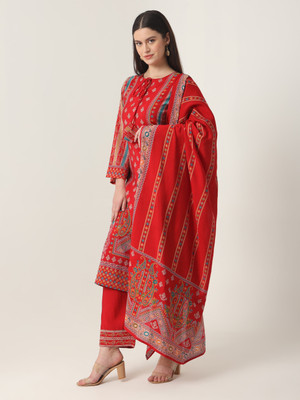 Yufta Women Kurta Pant Dupatta Set