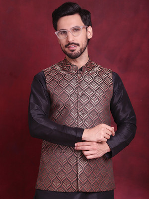 Jompers Sleeveless Woven Design Men Jacket