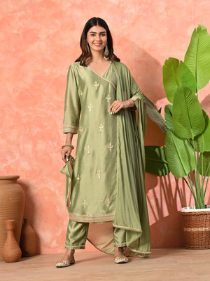 Sangria Women Kurta Pant Dupatta Set