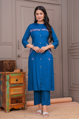 Toflei Women Kurti Pant Set