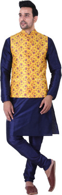 JEXI Men Kurta Pyjama Ethnic Jacket Set