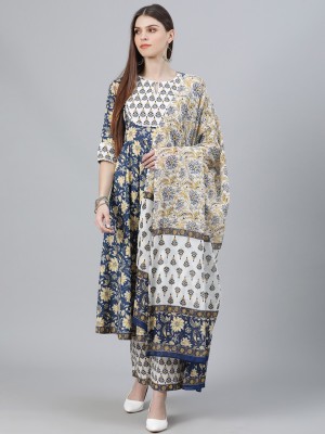 LIBAS Women Kurta Palazzo Set