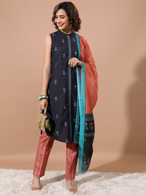 Vishudh Women Kurta Pant Dupatta Set