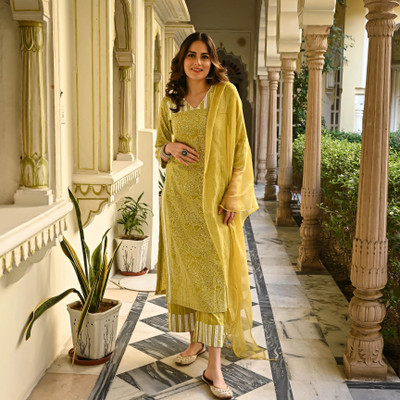 Dream Royal Printed Kurta, Trouser/Pant & Dupatta Set