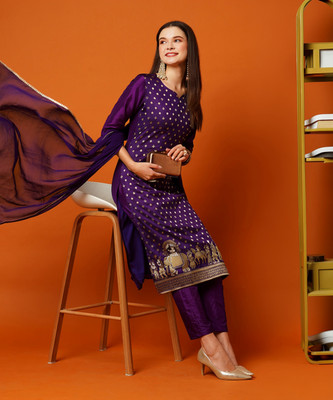 Gosriki Women Kurti Pant Dupatta Set