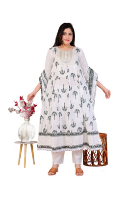 DIA TRENDS Women Kurti Pant Dupatta Set