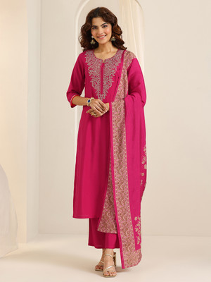 LIBAS Women Kurta Pant Dupatta Set