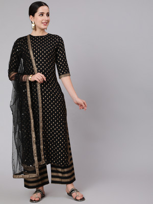 Nayo Women Kurta Palazzo Dupatta Set