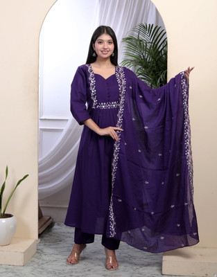 ROOTSOUL; Fashion For You Women Kurta Pant Dupatta Set
