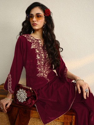 LIBAS Women Kurta Pant Set