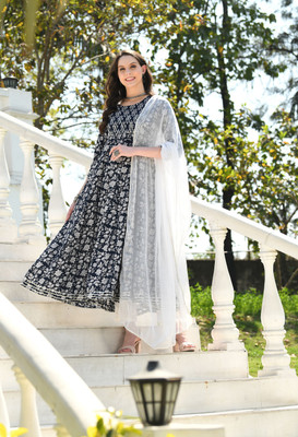 STRAYLO Women Kurti Pant Dupatta Set