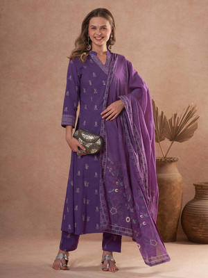 Fashor Women Kurta Pant Dupatta Set