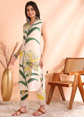 Sangria Women Kurta Pant Set