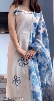 Ikshvaku Enterprises Women Kurti Pant Dupatta Set