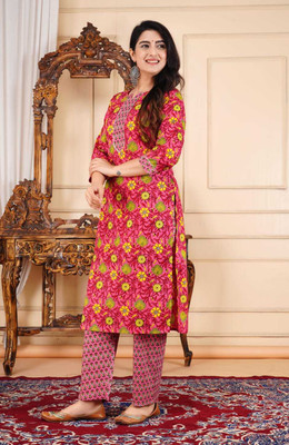 PRABHARTH Women Kurta Pant Set