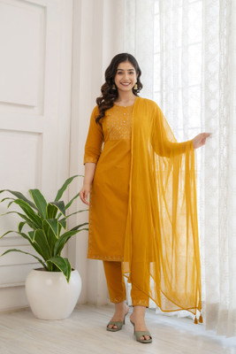 Charu Women Kurta Pant Dupatta Set
