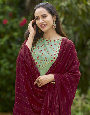Skylee Women Kurta Pant Dupatta Set