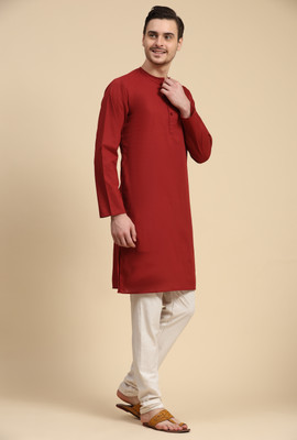 SKAVIJ Men Kurta Pyjama Set