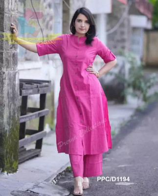 YORBAX Women Kurta Palazzo Set