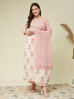 Colors of Earth Women Kurta Pant Dupatta Set