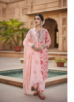Kisu Women Kurta Pant Dupatta Set