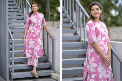 SUBH LAXMI Women Kurta Palazzo Set