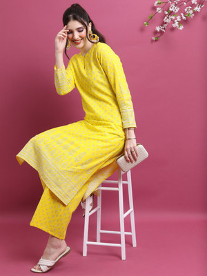 Vishudh Women Kurta Palazzo Set