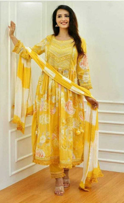 RANGAICHHAPAI Women Kurti Patiala Attached Dupatta Set