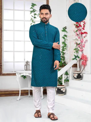 NIFFAR FASHION Men Kurta Pyjama Set