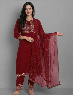 MISREE Women Kurti Palazzo Set