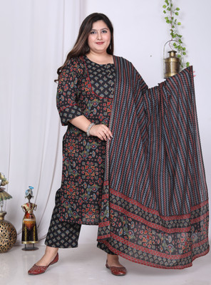 Swasti Floral Print Kurta, Trouser/Pant & Dupatta Set
