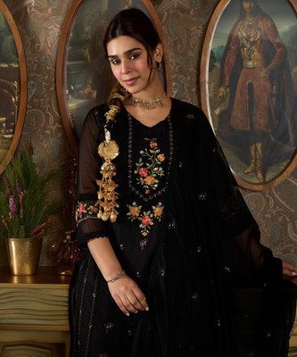 Indo Era Women Kurta Pant Dupatta Set