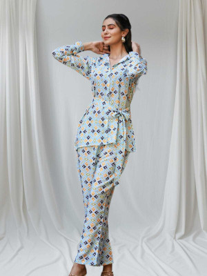 mudra creation Women Kurta Pyjama Set