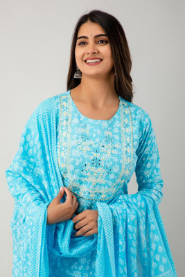 Fateh Enterprises Women Kurta Pant Dupatta Set